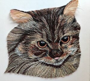 Cat Portrait — Paper Quilling