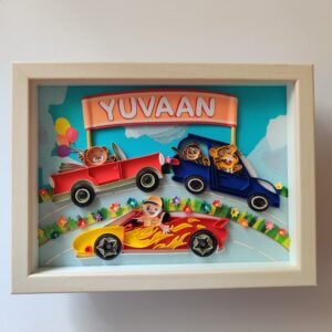 Kids Custom Nameplate — Fun Cars & Adventure