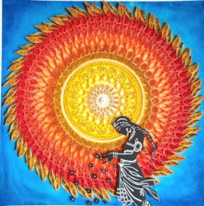 Sun Mandala — Radiance in Quilling