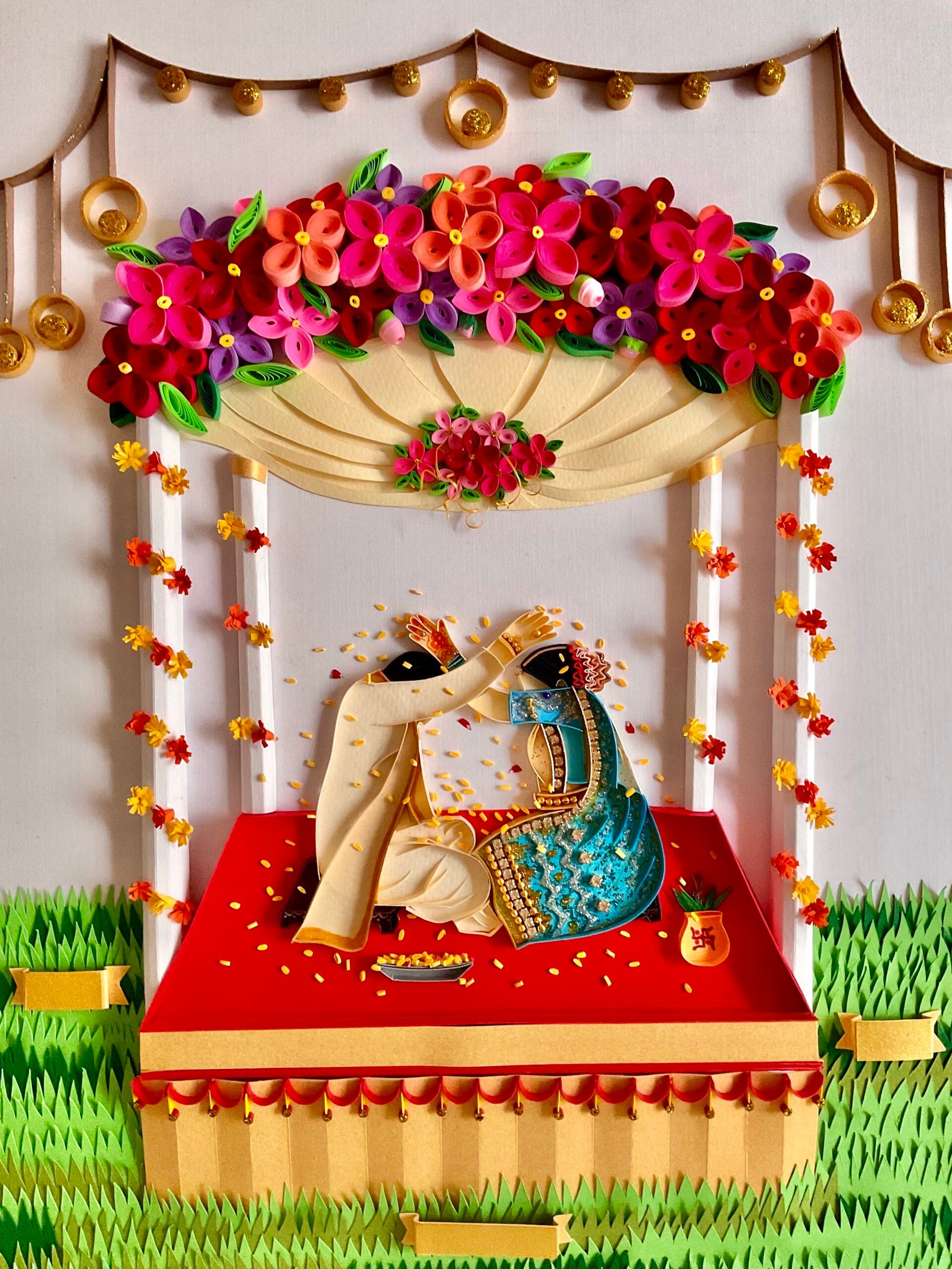 Wedding Portrait — Custom Couple Frame - Image 3