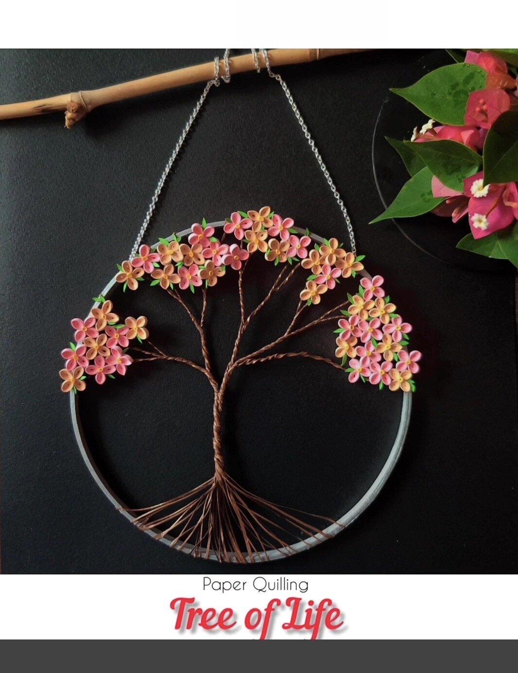 Tree of Life — Handmade Paper Quilling Wall Hanging